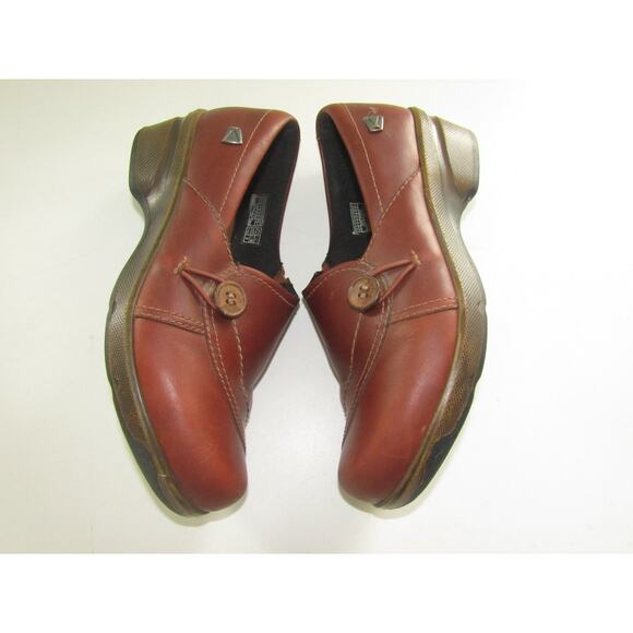 KEEN Brown Leather Slip-On Shoes Women’s Size 5 Comfort Casual - Picture 4 of 7